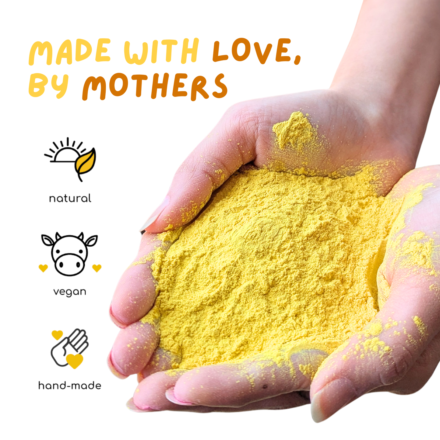Holi Colours - Natural Gulal | Pack of 4 Colours x 200gm each