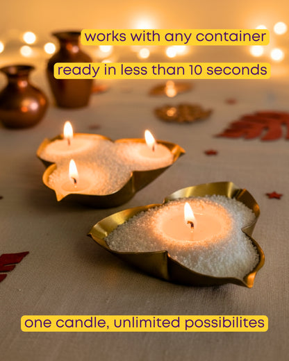 Diya Shaped Decorative Candle