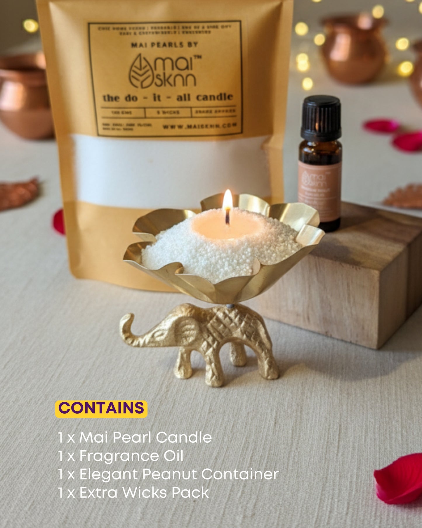 Elephant Decorative Candle