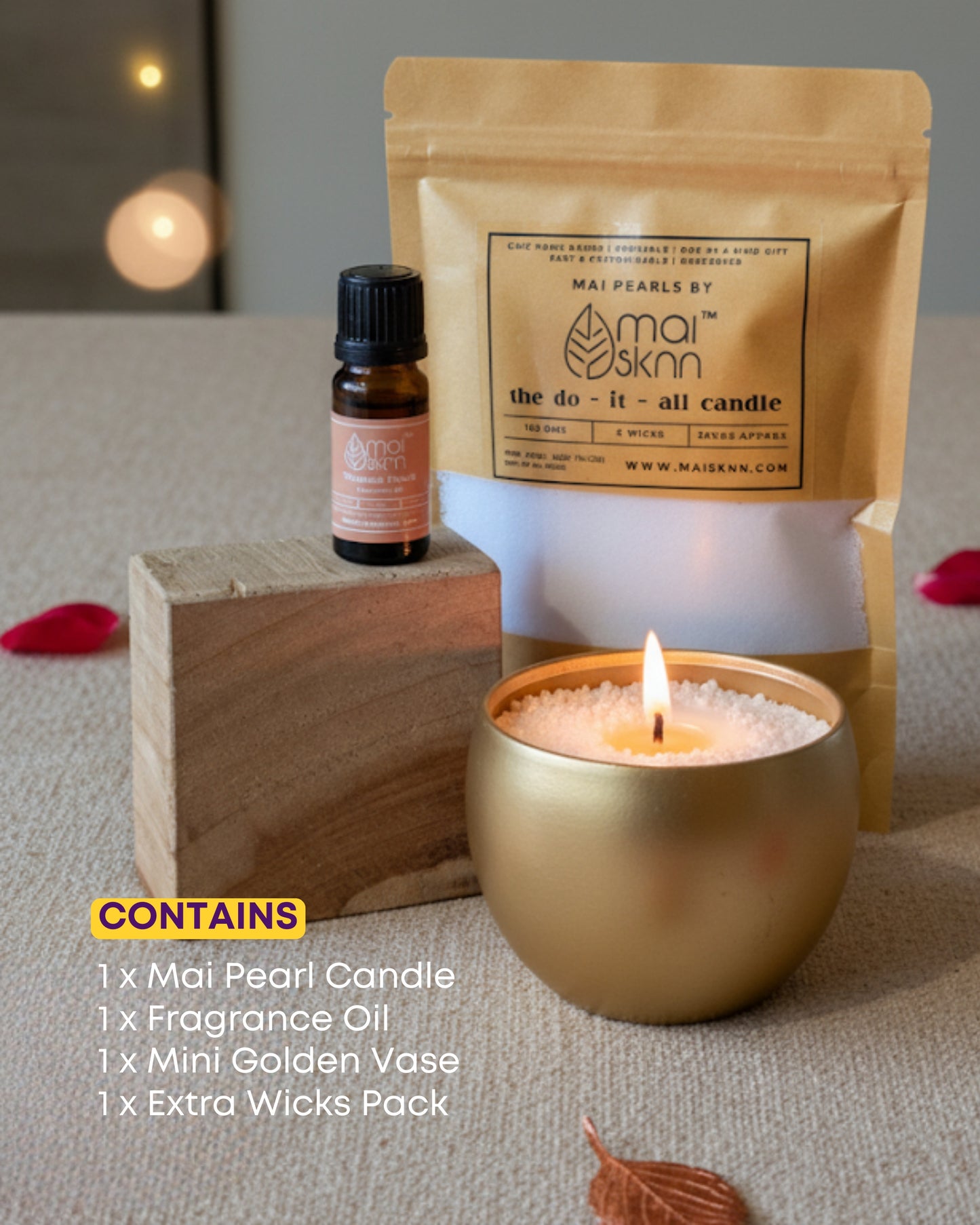 Mini Vase Decorative Candle