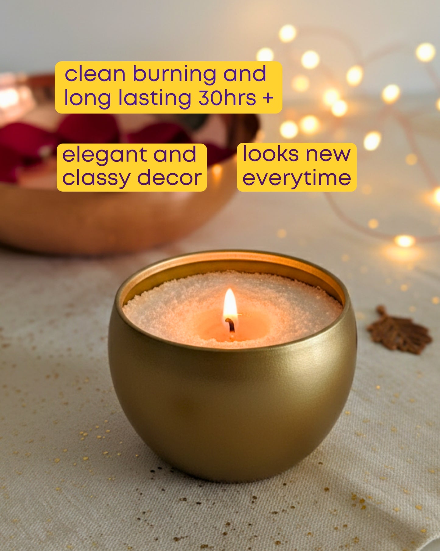 Mini Vase Decorative Candle