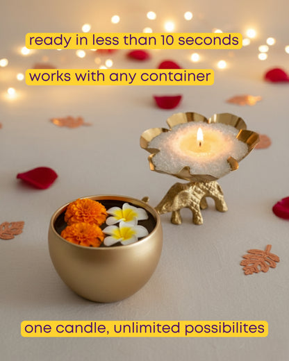 Mini Vase Decorative Candle