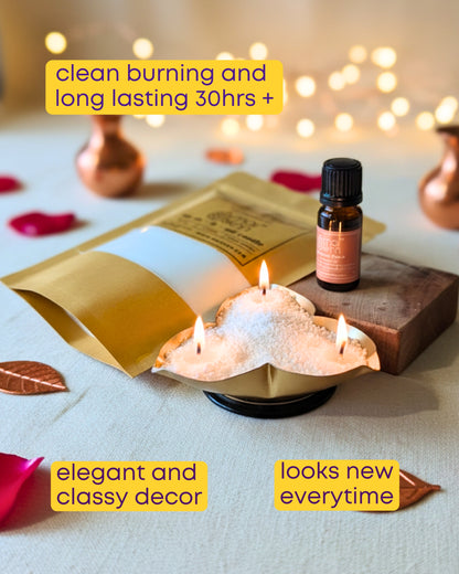 Diya Shaped Decorative Candle