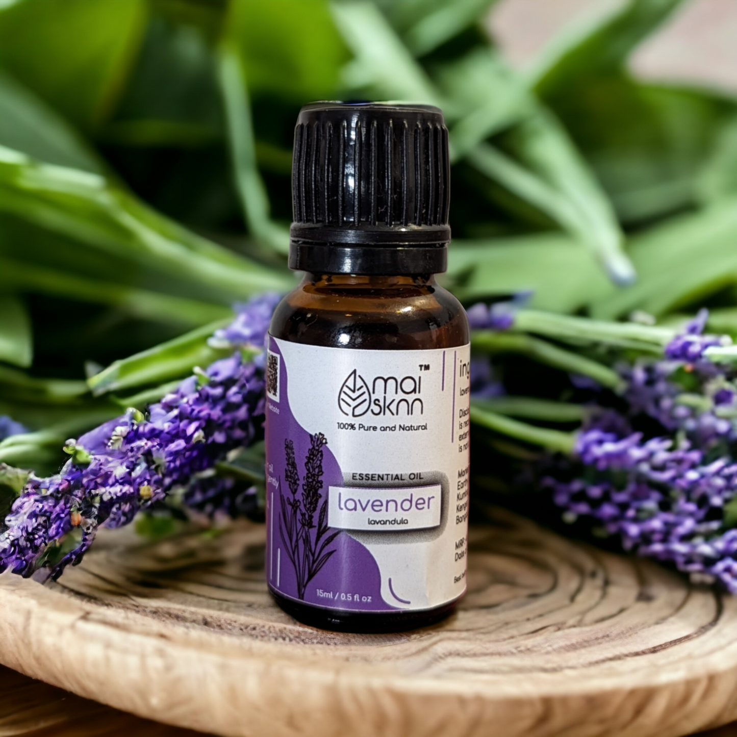 Lavender Essential Oil for Relaxation and Nourishment - 15ml