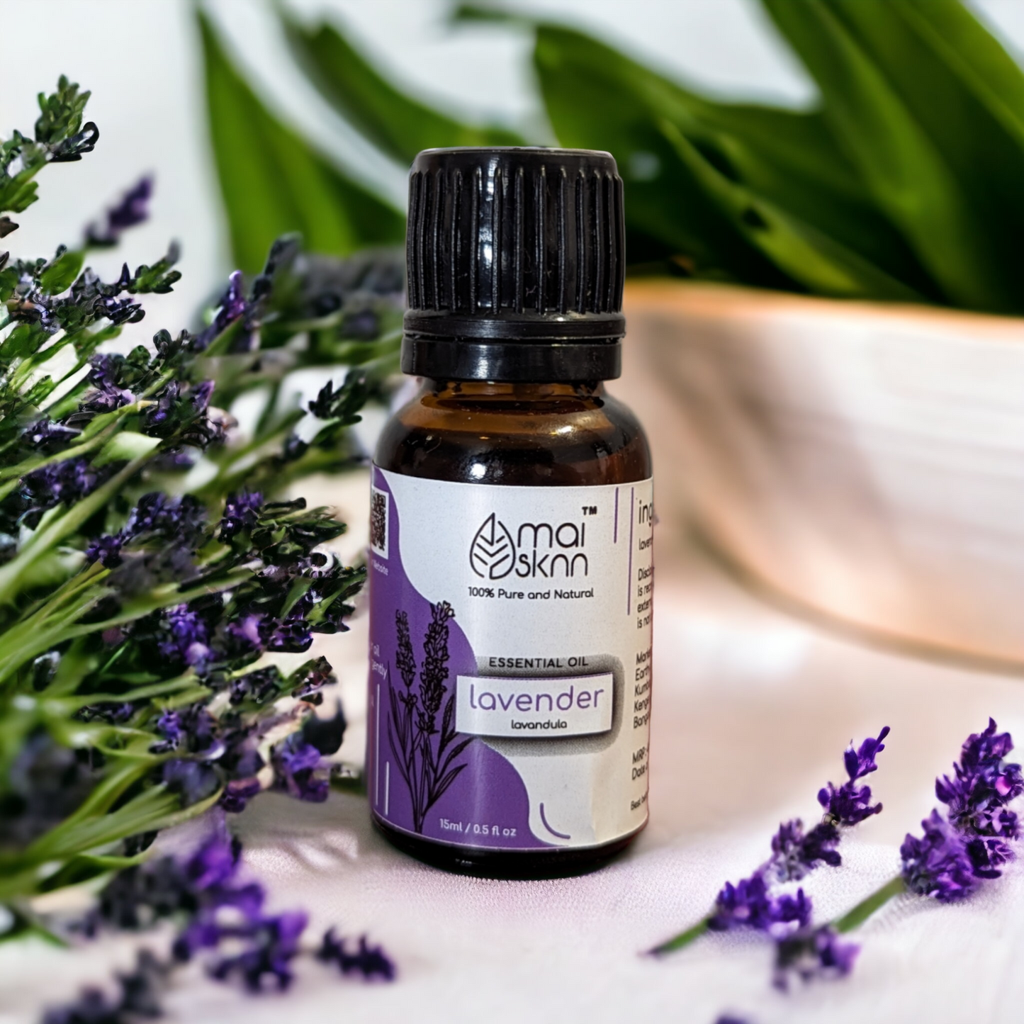 Lavender Essential Oil for Relaxation and Nourishment - 15ml